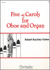 FIVE CAROLS FOR OBOE AND ORGAN cover